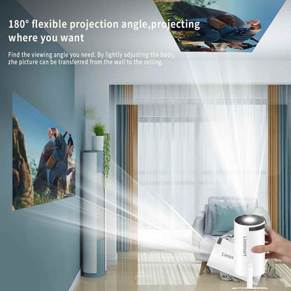 Mini Projector HY300 Auto Keystone Correction Portable Projector